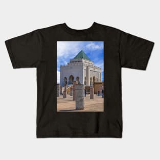 Mohammed V Mausoleum. Kids T-Shirt
